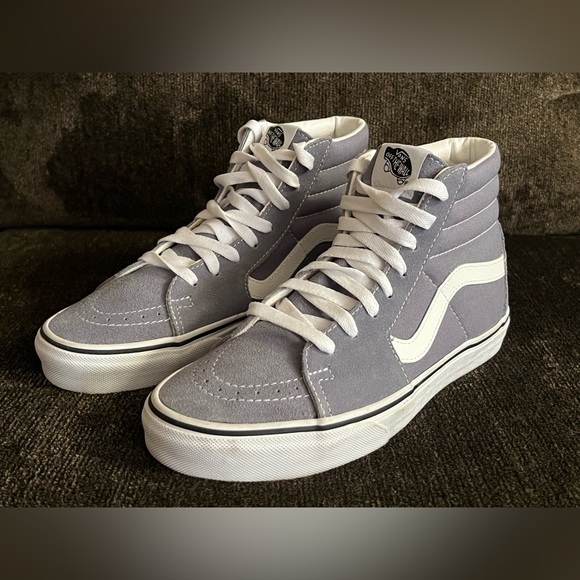 Vans SK8-HI Suede/Canvas Shoes Blue Color- Men’s Size 7 - Picture 6 of 14